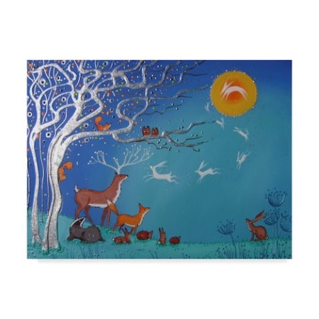 Angie Livingstone 'Enchanted Night' Canvas Art,14x19